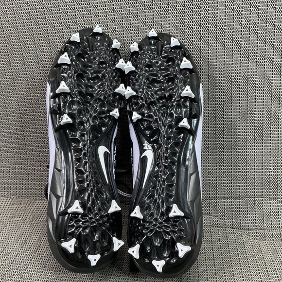 Nike Alpha Menace 4 Agility X Power Mens Size 12.5 Black/White Football Cleats main image 4